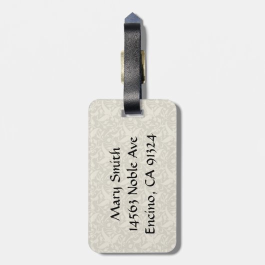 Behalten Sie Ruhe u. Piaffe auf Dressage Gepäckanhänger (Rückseite vertikal)