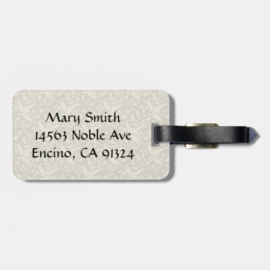 Behalten Sie Ruhe u. Piaffe auf Dressage Gepäckanhänger (Rückseite horizontal)