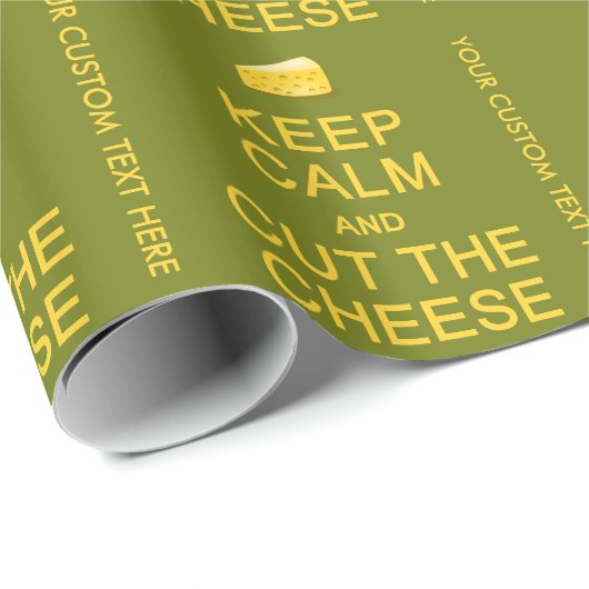 Behalten Sie Ruhe u. schneiden Sie das Geschenkpapier (Rolleneckpunkt)