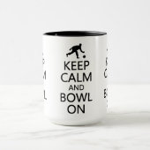 Behalten Sie Ruhe u. Schüssel auf Tasse - Art, (Zentrum)