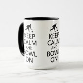 Behalten Sie Ruhe u. Schüssel auf Tasse - Art, (Vorderseite Links)