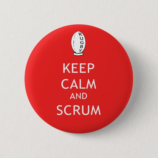 Behalten Sie Ruhe u. Scrum Button (Vorderseite)