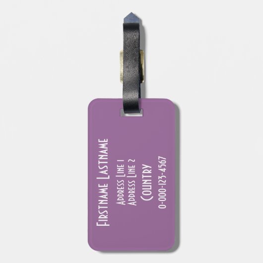 Behalten Sie Ruhe u. singen Sie auf Gepäckanhänger (Rückseite vertikal)