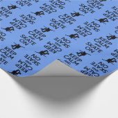 Behalten Sie Ruhe u. Skate auf kundenspezifischem Geschenkpapier (Ecke)