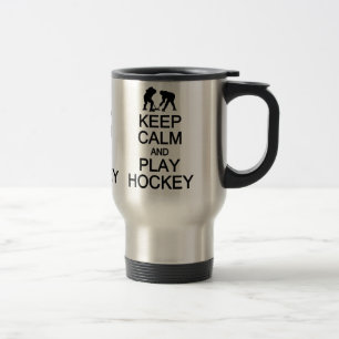 Behalten Sie Ruhe-u. Spiel-Hockey-Tasse - Art, Reisebecher