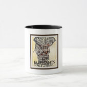 Behalten Sie Ruhe-u. Tasse (Zentrum)