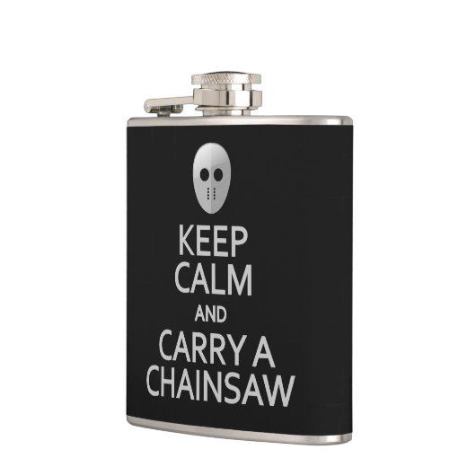 Behalten Sie Ruhe u. tragen Sie eine Flachmann (Links)