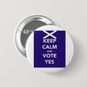 Behalten Sie Ruhe und Abstimmung ja Button (Vorne & Hinten)