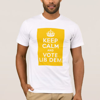 Behalten Sie Ruhe-und Abstimmungs-Lib Dem ~ T-Shirt