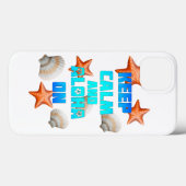 Behalten Sie Ruhe und Aloha an Case-Mate iPhone Hülle (Rückseite (Horizontal))