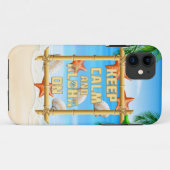 Behalten Sie Ruhe und Aloha an Case-Mate iPhone Hülle (Rückseite (Horizontal))