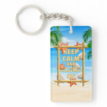 Behalten Sie Ruhe und Aloha an