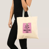 Behalten Sie Ruhe und atmen Sie auf Tasche (Vorderseite (Produkt))