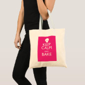 BEHALTEN SIE RUHE UND BACKEN SIE TRAGETASCHE (Vorderseite (Produkt))