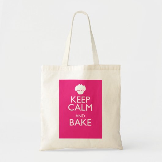 BEHALTEN SIE RUHE UND BACKEN SIE TRAGETASCHE (Vorne)