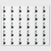 Behalten Sie Ruhe und Ballsaal-Tanz Geschenkpapier (Flach)