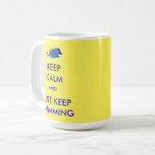 Behalten Sie Ruhe und behalten Sie einfach Kaffeetasse (Vorderseite Links)