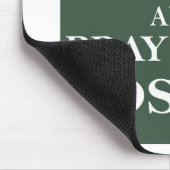 Behalten Sie Ruhe und beten Sie Ihr Mousepad (Ecke)