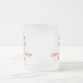 Behalten Sie Ruhe und bleibe Sie weg von Fenris Mattglastasse (Mittel)