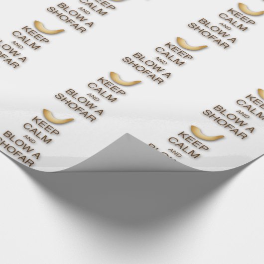 Behalten Sie Ruhe und brennen Sie ein Geschenkpapier (Ecke)