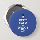 Behalten Sie Ruhe und Brexit auf Theresa kann -- - Button (Vorne & Hinten)