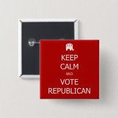 Behalten Sie Ruhe-und Button (Vorne & Hinten)