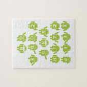 Behalten Sie Ruhe und Code auf Software-Entwickler Puzzle (Horizontal)