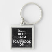 Behalten Sie Ruhe und Einklebebuch auf Schlüsselanhänger (Vorne)