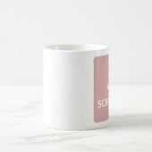 Behalten Sie Ruhe und Einklebebuch auf Tasse, Kaffeetasse (Mittel)