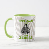 Behalten Sie Ruhe und einzigartigen Entwurf Tasse (Links)