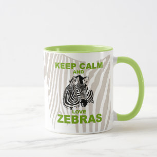 Behalten Sie Ruhe und einzigartigen Entwurf Tasse