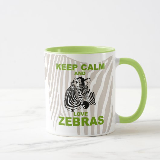 Behalten Sie Ruhe und einzigartigen Entwurf Tasse (Rechts)
