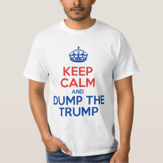 Behalten Sie Ruhe und entleeren Sie den Trumpf T-Shirt