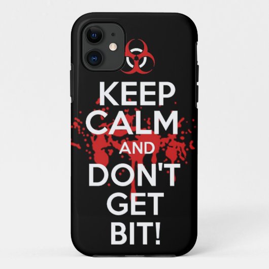 Behalten Sie Ruhe und erhalten Sie Case-Mate iPhone Hülle (Rückseite)