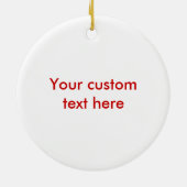 Behalten Sie Ruhe und erhalten Sie eine Massage Keramik Ornament (Hinten)