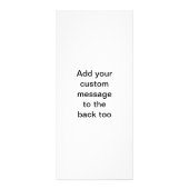 Behalten Sie Ruhe und erhalten Sie eine Massage Werbekarte (Hinten)