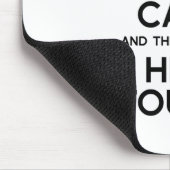 Behalten Sie Ruhe und es gibt HölleToupee Mousepad (Ecke)