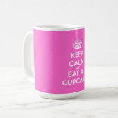 Behalten Sie Ruhe und essen Sie einen kleinen Kaffeetasse (Vorderseite Links)