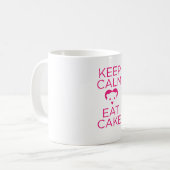 Behalten Sie Ruhe und essen Sie Tasse des (Vorderseite Links)