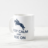 Behalten Sie Ruhe und fahren Sie auf Kaffeetasse (Vorderseite Links)
