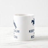 Behalten Sie Ruhe und fahren Sie auf Kaffeetasse (Mittel)