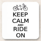 behalten Sie Ruhe und fahren Sie auf Wortkunst, Untersetzer (Vorderseite)