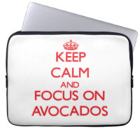 Behalten Sie Ruhe und Fokus auf AVOCADOS