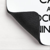 Behalten Sie Ruhe und Fokus auf bedeutungsvollem Mousepad (Ecke)