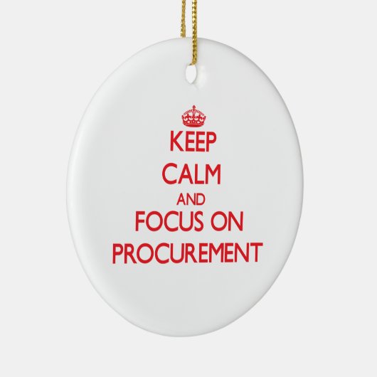 Behalten Sie Ruhe und Fokus auf Beschaffung Keramikornament (Rechts)
