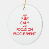 Behalten Sie Ruhe und Fokus auf Beschaffung Keramikornament (Links)