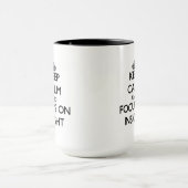 Behalten Sie Ruhe und Fokus auf Einblick Tasse (Zentrum)