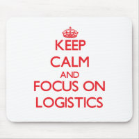 Behalten Sie Ruhe und Fokus auf Logistik