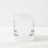 Behalten Sie Ruhe und Fokus auf meinem Soprano Mattglastasse (Mittel)