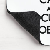 Behalten Sie Ruhe und Fokus auf Mikrobiologie Mousepad (Ecke)